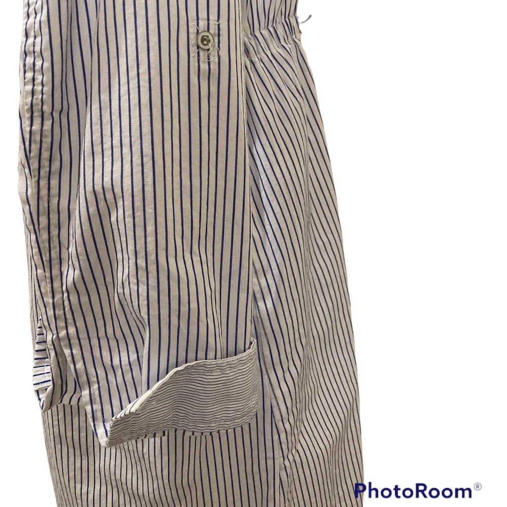 Donna Degnan Shirt Dress Blue White Stripe - Picture 5 of 6